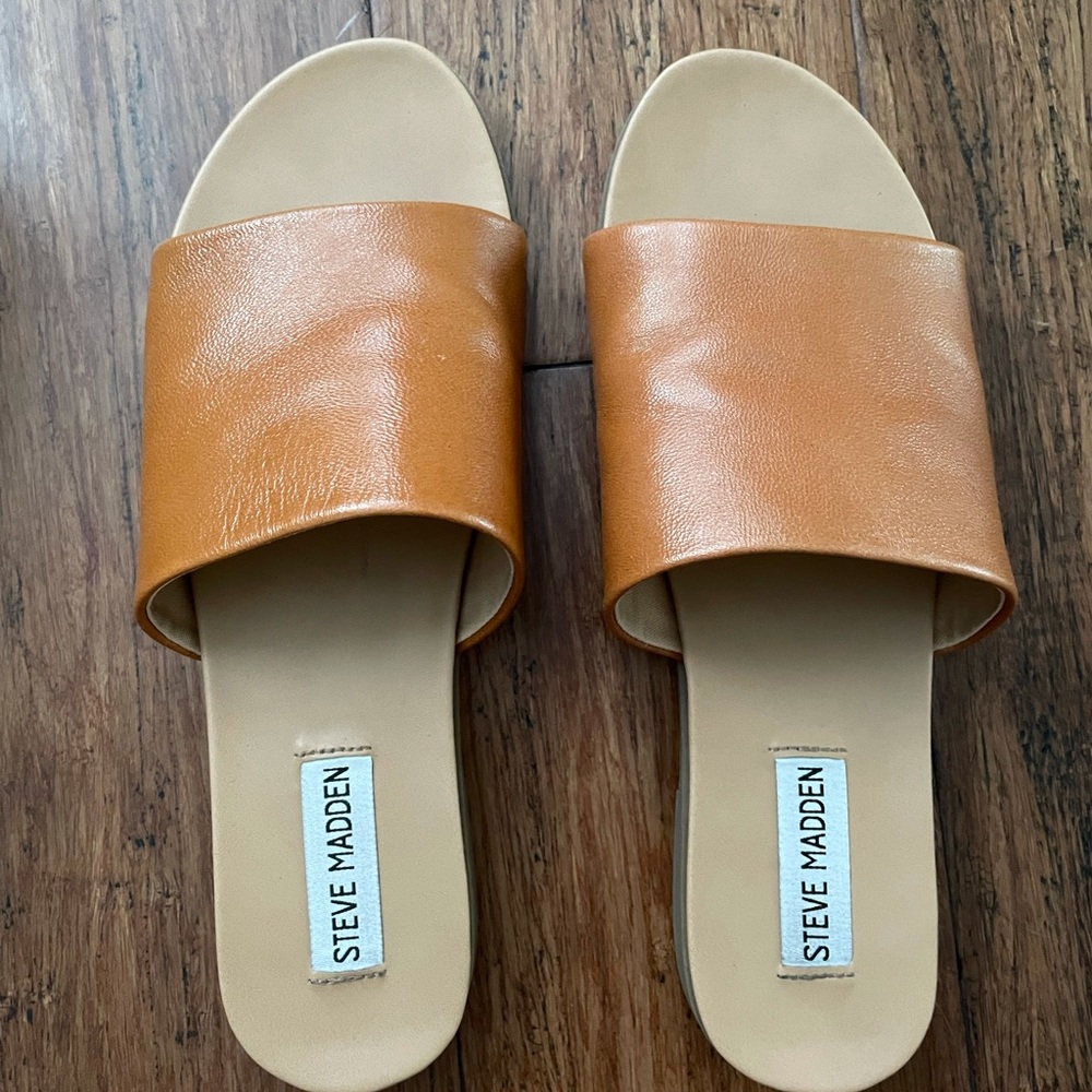 Steve Madden Karolyn Sandal - Brown Leather